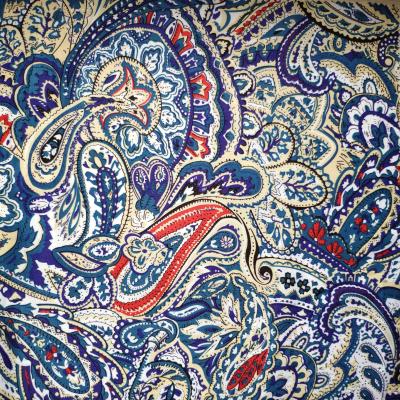 Fashion Printing Fabrics Density 165X105 Floral Apparel Fabric For Shirts and Dresses