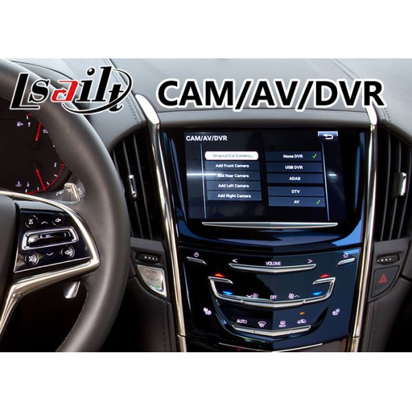 Lsailt Android 9.0 Navigation Video Interface for Cadillac ATS / XTS CUE System 2014-2020 Waze WIFI Google Play Store