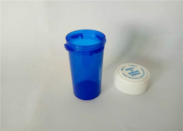 Protección del medio ambiente reciclable del color de los frascos reversibles médicos translúcidos del casquillo