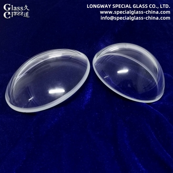 Lentes de cúpula óptica de vidrio de silicio de alta presión para cámaras sumergibles