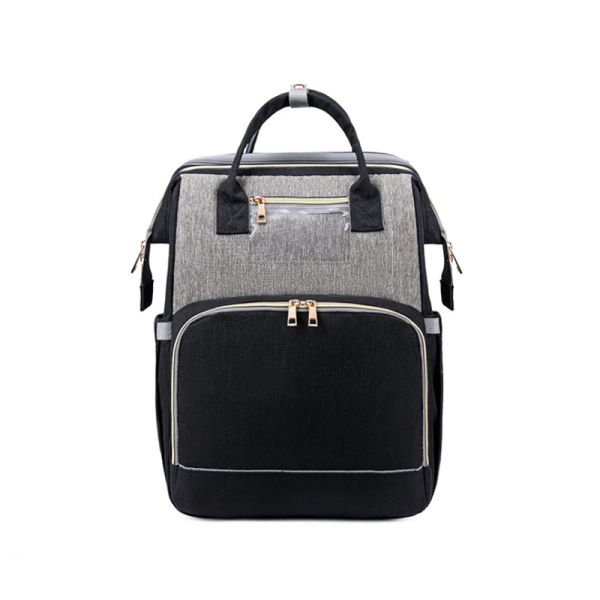 Retractable Mommy Diaper Bag Portable Folding Crib Mommy Bag