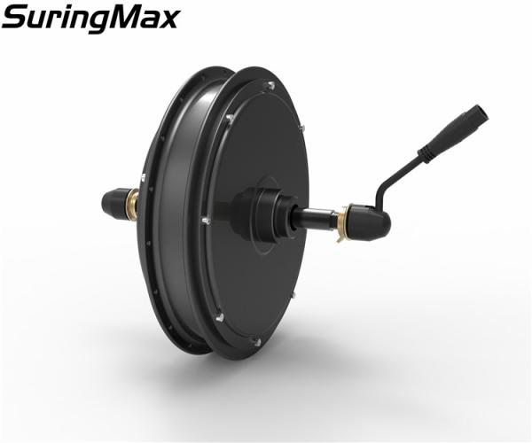 Brushless Gearless Fat Bike Hub Motor With 48V11.6AH LG Cell Lithium Battery