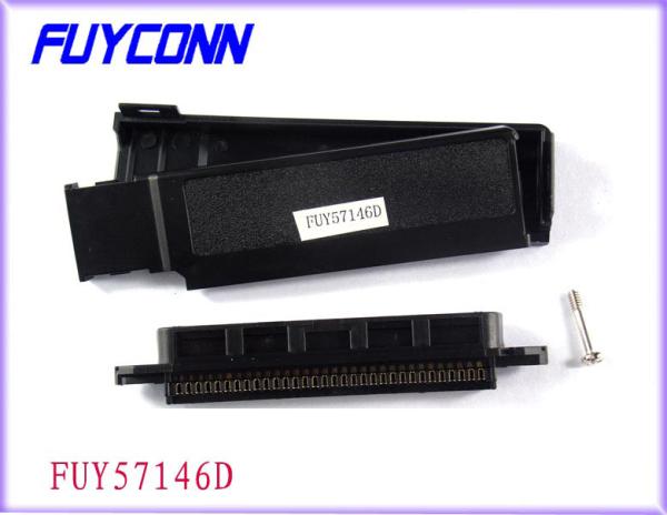 90 Degree TYCO 64 Pin Centronic Champ IDC Female Connector For RJ21 Cable