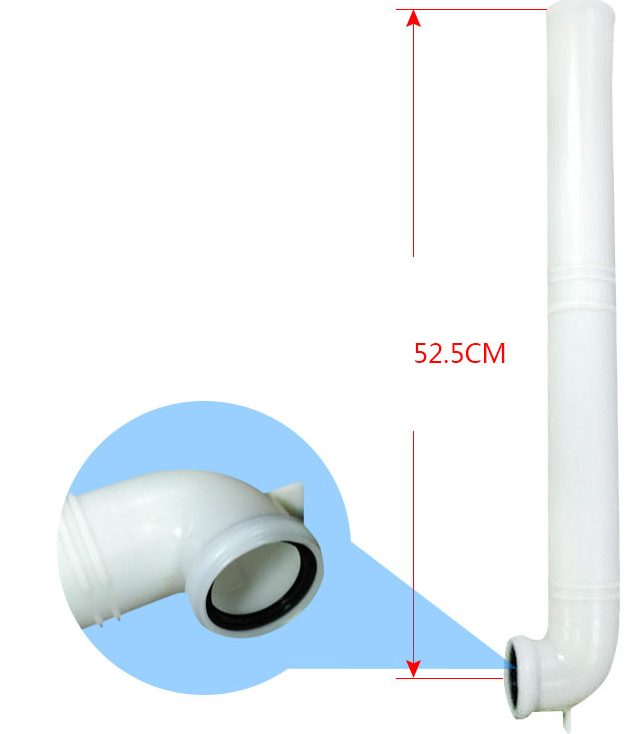 In-Wall Concealed Toilet Flushing Elbow Pipe Anti-Clogging Water-Saving Thickened Suitable For Multiple Models Of Toilet Seat Accessories HDPE