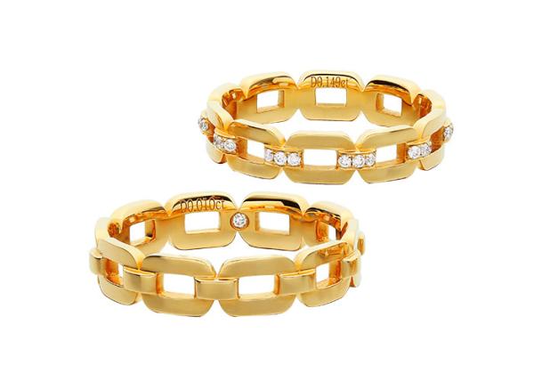 Any Occasion Size Chain 18k 8.8g Customize Engagement Ring