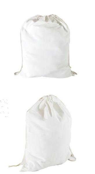 Logo Printing Sublimation Canvas Bags Storage Sublimation Drawstring Bag Dustproof