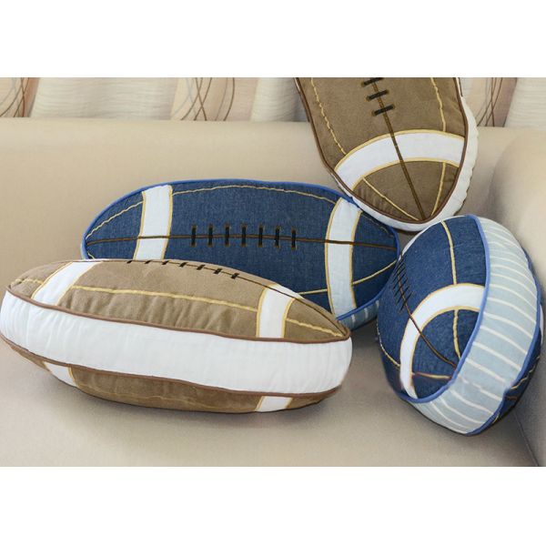 100% Cotton Personalized Fashion Gifts Embroidered Patchwork American Football