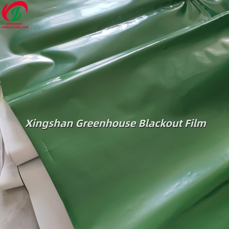 Cooling Greenhouse Blackout Film Waterproof Green White Greenhouse Shade Film