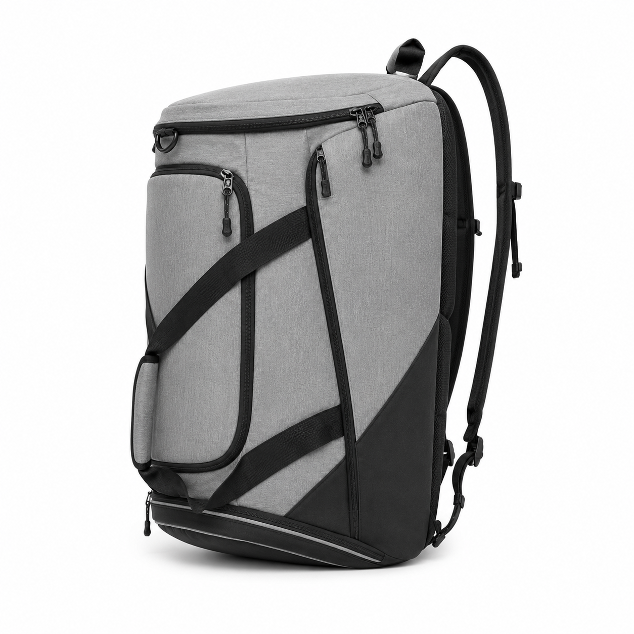 Custom OEM Heavy-Duty 60L Sports Backpack, Large Gym Travel Bag with Shoe Compartment, Wet Pocket and Multiple Storage Compartments for Men