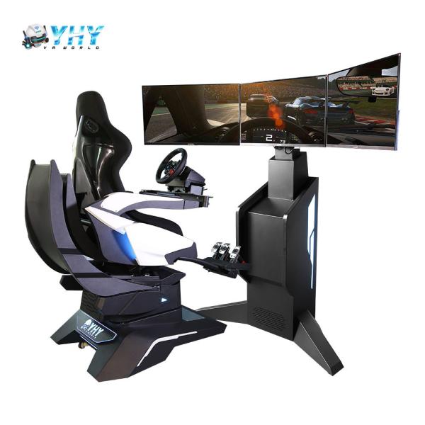 4D VR Racing Simulator 3 Dof Motion 1 Player All Aluminum Alloy Steering Wheel