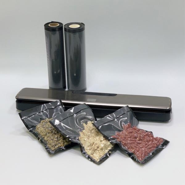 Precut Heat Black Vacuum Seal Roll Embossed Vacuum Sealer Rolls