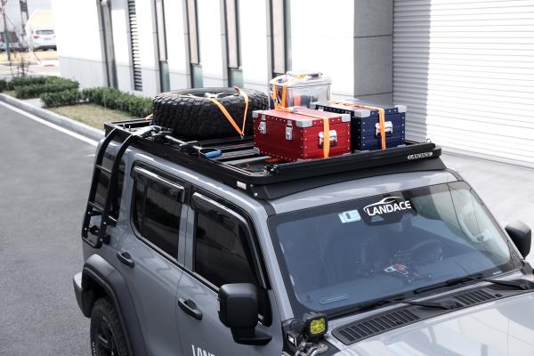 Black 4X4 Aluminum Alloy Low Profile Luggage Tank 300 Accessories Roof Rail Rack for GWM