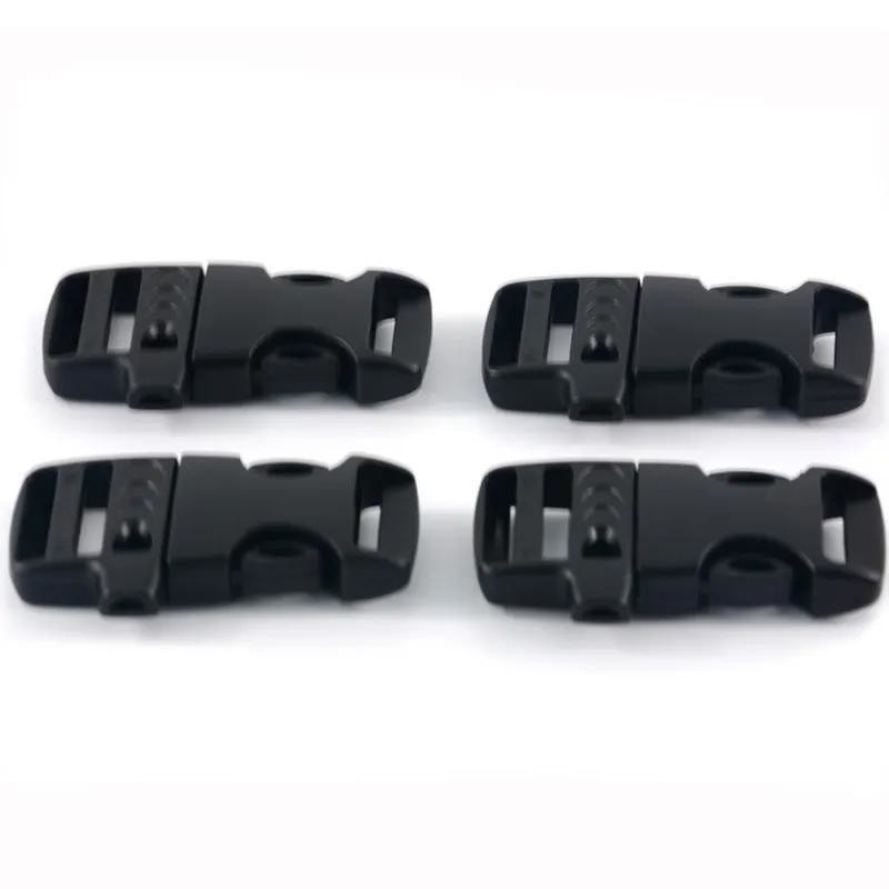 Customization 20mm Adjustable Emergency Paracord Plastic Side Release Whistle Buckle