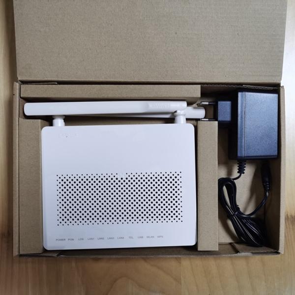 Routeur 1GE 3FE 1POTS 1USB WiFi de Hg8546m Gpon ONU avec le mode de pont de PPOE
