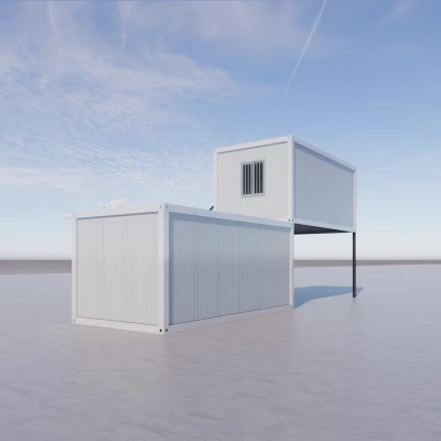 Расширяемый дом Контейнерный контейнер Мобильный жилой контейнерный дом
