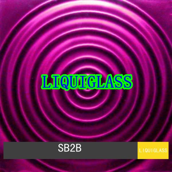 Printed EVA Laminated Glass 11.5mm Liquid Stereoscopic Effect Pattern