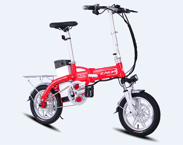 26kg Lightweight Electric Folding Bike , 25KM/H Mini Folding Electric Bicycle