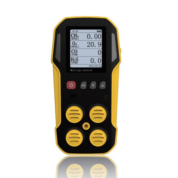 Detector multigás 4 en 1 CH4 CO H2S O2 Detector multigás de alta precisión con ajustes de alarma