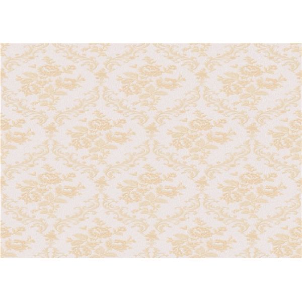 Fashion Natural Breathability Interior Decorating Wallpaper Yellow / Beige / Green 0.53*9.5M