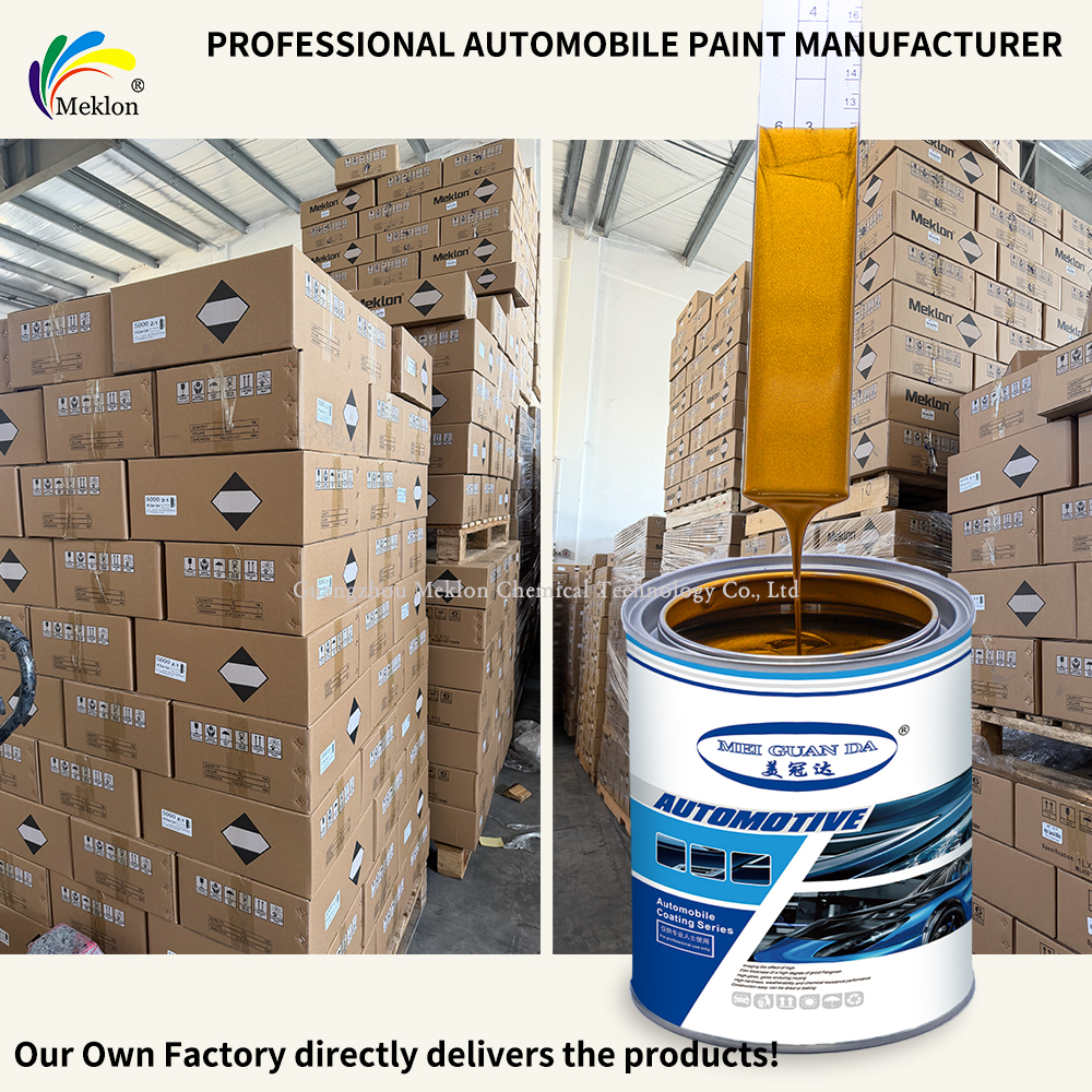 Wholesale 418 Golden Silver 1K Metallic Acrylic Paint Factory Price 7-14 Days
