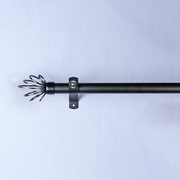 Elegant Style Modern Extendable Curtain Rod Set Curtain Pole Track Accessories