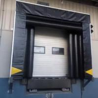 Système de chargement réglable de couleur personnalisé de tissu mécanique durable aux côtés doux industriel Abri de porte de quai pour camions