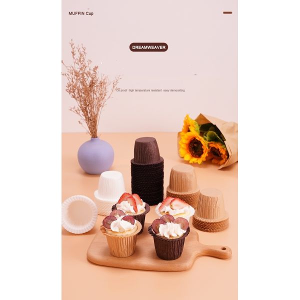 Temperature Resistant Oven Cup Paper Cake Cup Customization Paper Holder Baking Cup