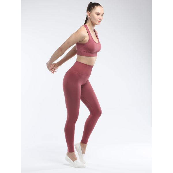 Йога 82% полиэстер 18% лайкра ZHIHUI безшовная устанавливает набор гетры бюстгальтера спорт йоги