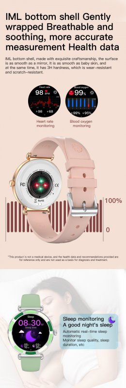 P61 BT Call Digital Smartwatch mujer Heart Rate Monitor Wristwatch for Ladies