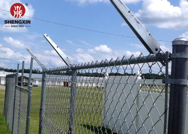 2M Hot Dipped Galvanized Vinyl Coated Chain Link Fence 60x60mm