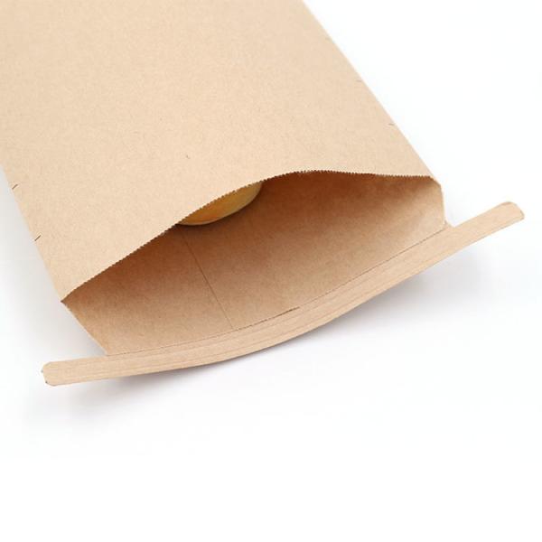 100gsm Bakery French Baguette Packaging Kraft Paper Bread Bags With Tin Tie