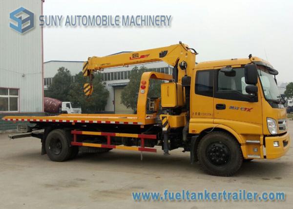 Customized FOTON Diesel 8 Ton / 10 Ton Tow Truck With Crane