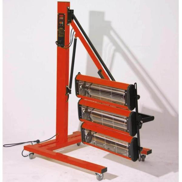 3 Heater Tubes Ir Paint Dryer 3000W Infrared Dryer For Paint