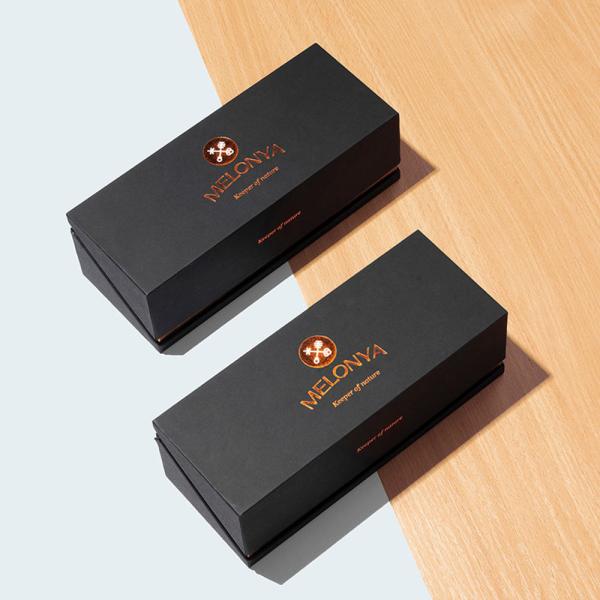 Custom Printing Flap Box Packaging For Honey Bee Bottle 3pcs Comb Set
