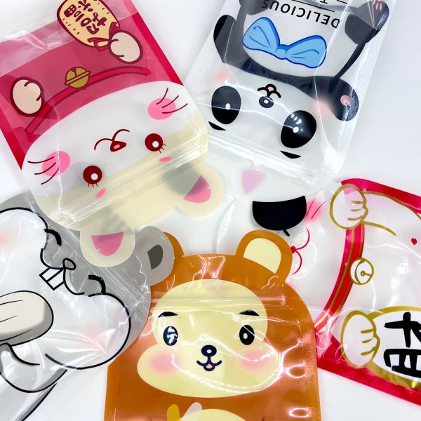 3.5g Candy Vacuum Plastic Packaging Bags Resealable Mylar Baggies With Window