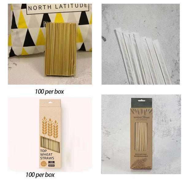 3-5mm Diameter Wheat Straws The Eco-Friendly Must-Have for Cafes and Coffee Shops