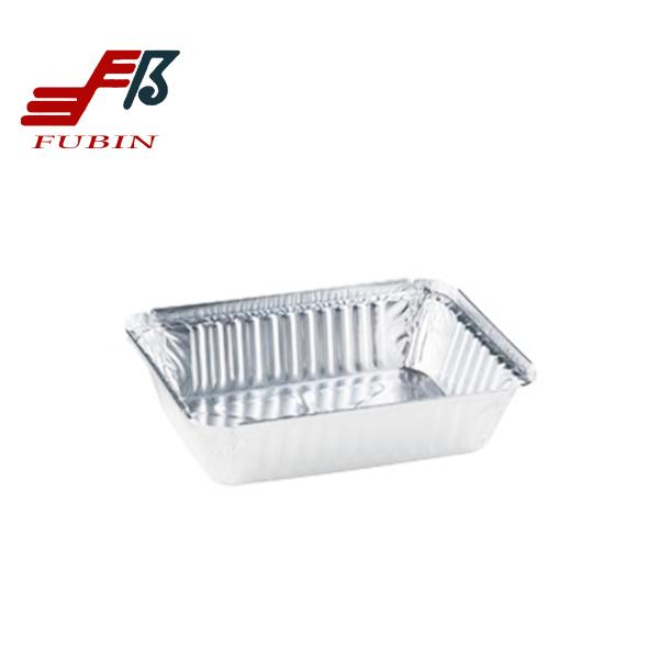 450ml Catering Food Pack Aluminum Foil Container Dish Smoothwall