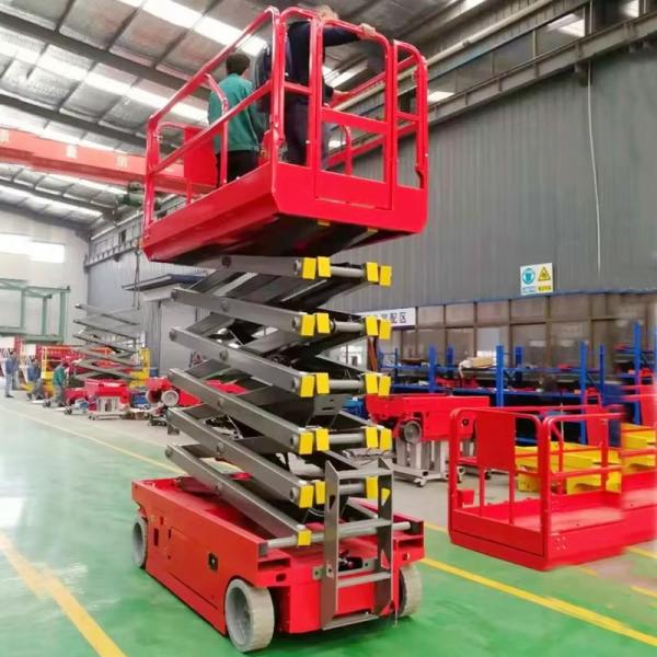 14m 16m 230kg Aerial Work Mobile Scissor Lift Tables Manlift Mobile Platform