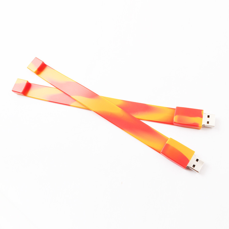 Пестротканые 2,0 3,0 привода 256GB 30MB/S USB Wristband силикона внезапных