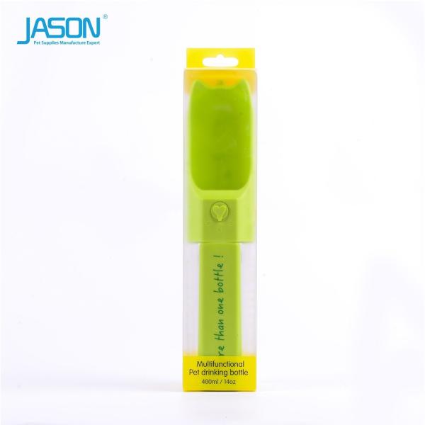  				400ml Plastic Cat Water Bottle 	        