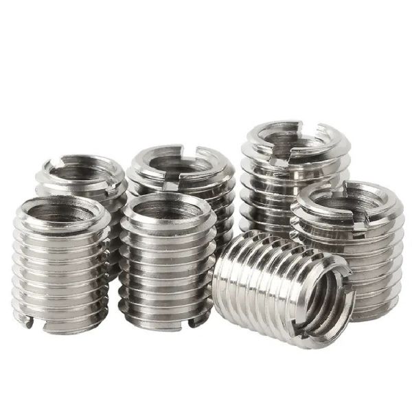 304 Stainless Steel CNC Milling Parts Machined Products Cylindrical Nuts Joint Screws