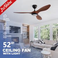Ventilateur de plafond en courant continu intérieur avec lampe 3 lame ABS Bruit inférieur pour l'école