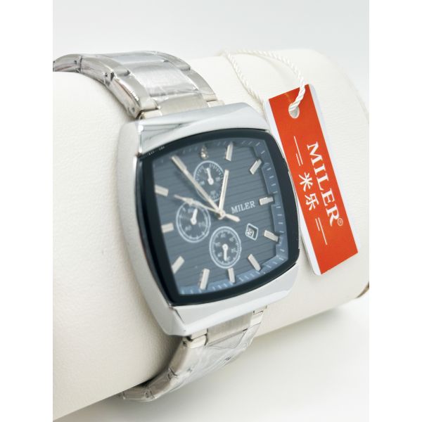 Настроенный логотип кварцевые водонепроницаемые модные часы для мужчин Дата нержавеющая сталь часы Запястье