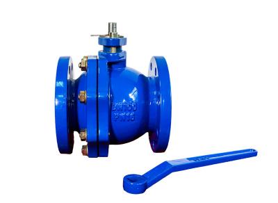 DIN3357/BS5163/ANSI/JIS Ductile Iron Ball Valve Soft Seated Flanged End