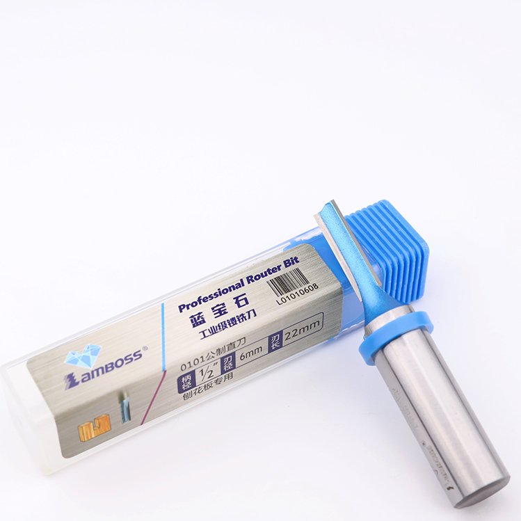 Lamboss Durable Wood Carving Tools CNC Router Woodworking Carbide Slot Milling Cutter Carbide Chipboard Straight Router Bit