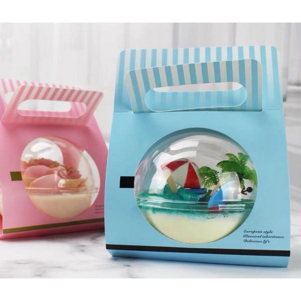 Salad Bowl with Lid Paper Card Dimension 13.5* 5.3 6.5 cm Convenient and Eco-Friendly