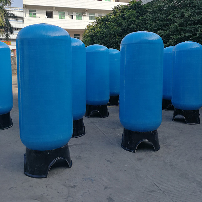 Fiberglass Frp Water Storage Tank Water Softener 50kg Weight Above Ground Installation