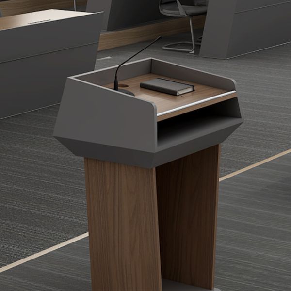 Support customization Modern Lectern Wood Panel Steel Plastic Materials Stage Large Event Center School Meeting Room Office Hotel Outdoor Gym