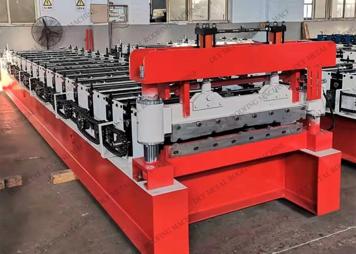 Трапецоидальный крен крыши 3phases формируя систему управления Plc машины