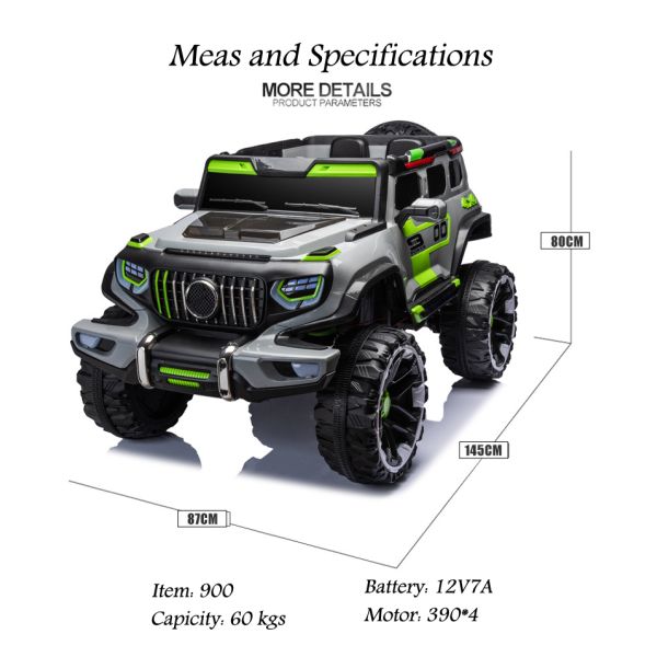 5 км/ч Самые быстрые дети Электрическая игрушечная машина Стильные колеса 4х4